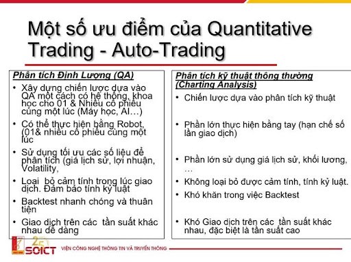 So sánh phân tích kỹ thuật và phân tích định lượng trong đầu tư chứng khoán