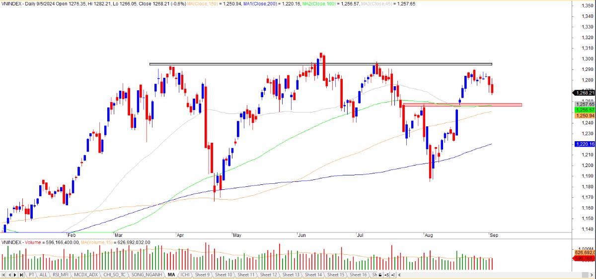 Rà soát cuối phiên 05/09/2024: Họ nhà VINGROUP đỡ INDEX, cơ hội sinh lời thấp, chiến lược giao dịch ngắn hạn