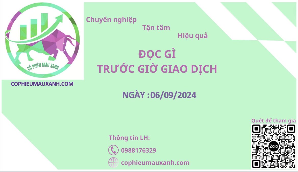 ĐỌC GÌ TRƯỚC GIỜ GIAO DỊCH 6/9?. 1. **VNM (Vinamilk)**: Mở rộng kinh doanh sang thịt bò mát ngoài lĩnh  ...