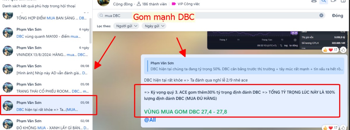 Thịt lợn DBC quá mạnh mẽ - đầu tư cổ phiếu mạnh có dòng tiền vào mạnh. THỊ TRƯỜNG GIAI ĐOẠN NÀY - MỘT  ...