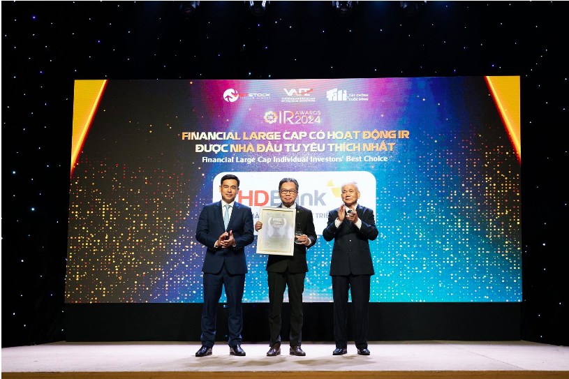 IR AWARDS 2024 : HDBank khẳng định vị thế trong quan hệ nhà đầu tư quốc tế