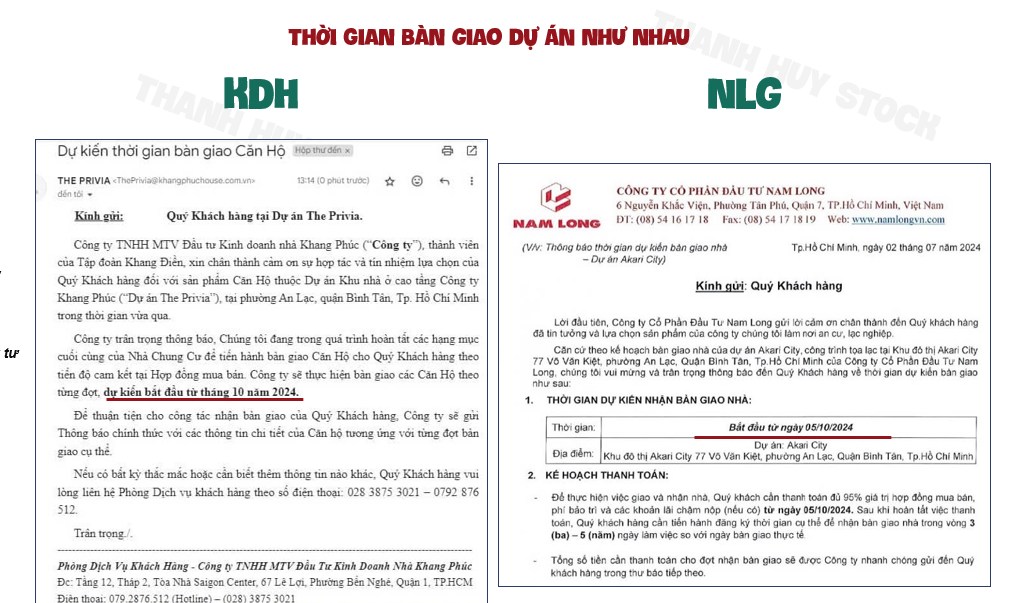 Nên chọn NLG hay KDH để đầu tư?