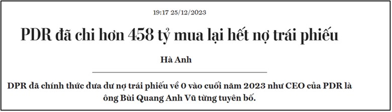 PDR – 2 siêu dự án trọng điểm sẽ giúp PDR khẳng định vị thế mạnh đầu ngành!