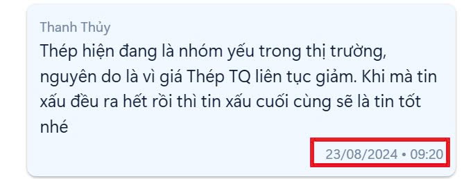 TRUNG QUỐC NỚI LỎNG, THÉP VIỆT NAM VÀO SÓNG. CHIẾN LƯỢC KHUYẾN NGHỊ. Thị trường tiếp tục có một phiên  ...