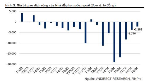 Các ETF Việt Nam tiếp tục bị rút ròng trong T9/2024