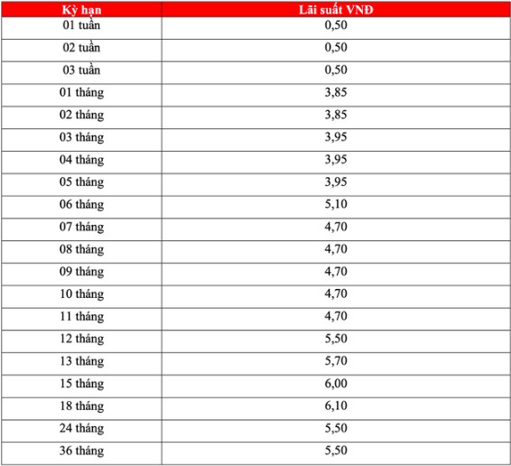 Lãi suất ngân hàng HDBank mới nhất tháng 10/2024: Gửi kỳ hạn nào có lãi suất cao nhất