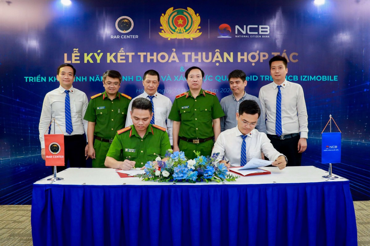 NCB là ngân hàng đầu tiên triển khai mở tài khoản thanh toán trên ứng dụng VNeID