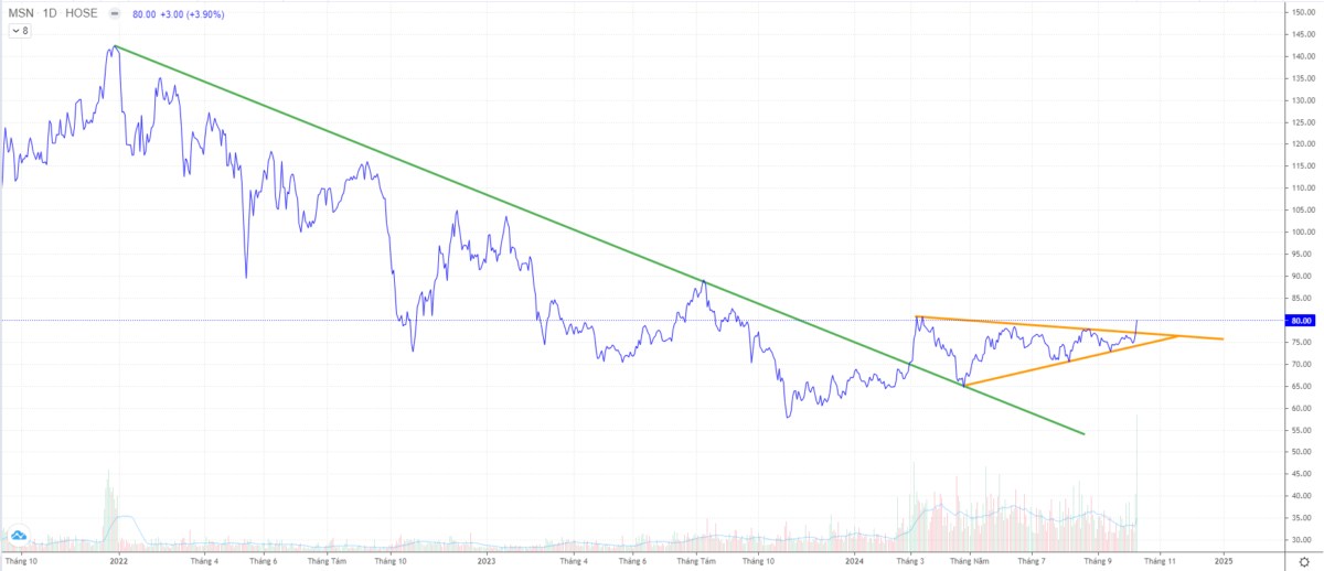 Cổ phiếu MSN bùng nổ, còn đầu tư được không?