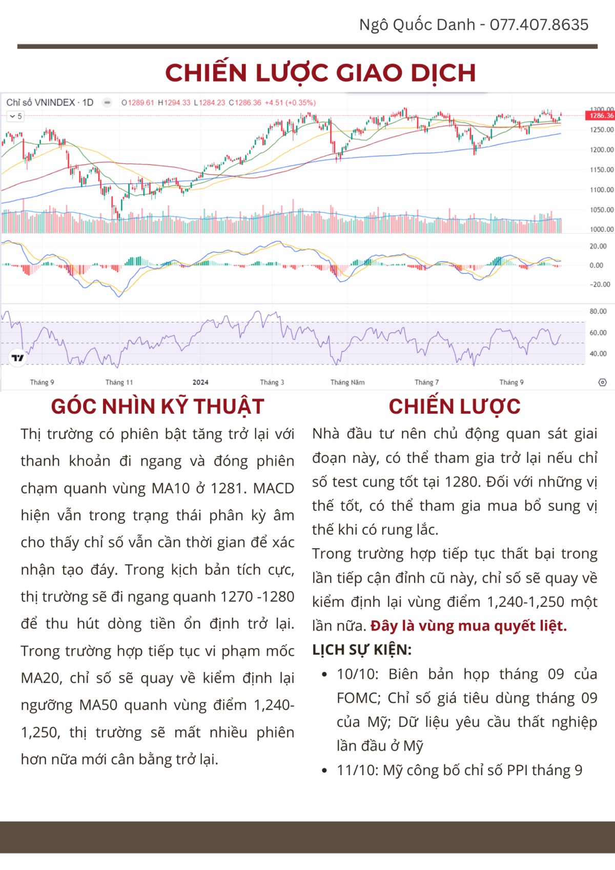 Cập nhật thị trường ngày 11/10.  ...