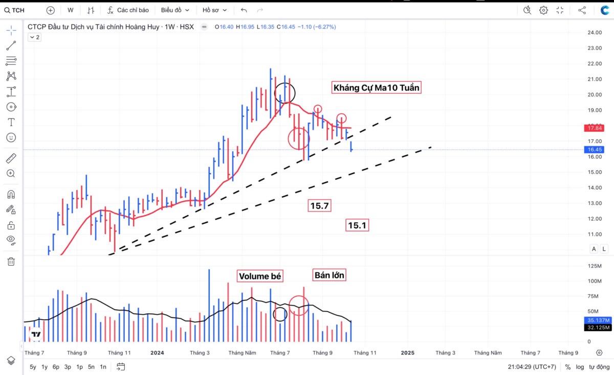 Góc nhìn phân tích cổ phiếu TCH