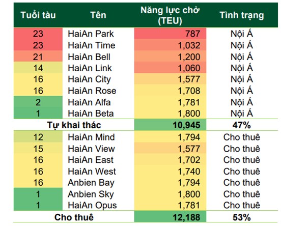 HAH - Triển vọng từ mở rộng quy mô đội tàu