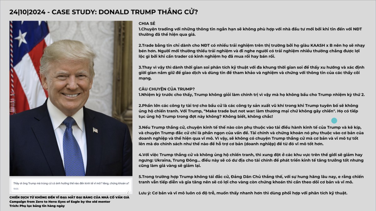 CASE STUDY: DONALD TRUMP THẮNG CỬ?