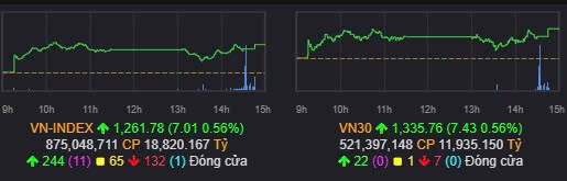 Tổng kết nhanh Vnindex 29/10/2024: Tiếp đà hồi phục