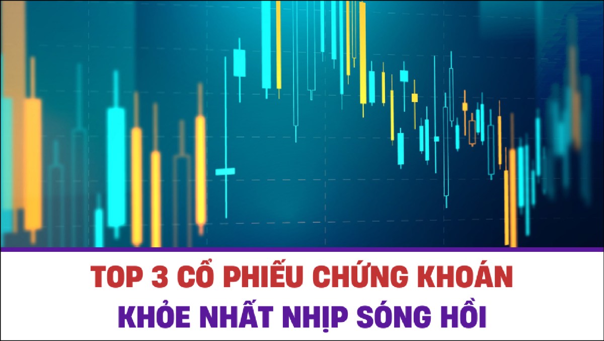 Top 3 cổ phiếu Chứng khoán khỏe nhất nhịp sóng hồi