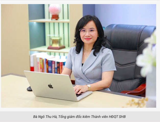 Bà Ngô Thu Hà SHB được vinh danh là Doanh nhân xuất sắc châu Á 2024. Bà Ngô Thu Hà, Tổng giám đốc kiêm  ...