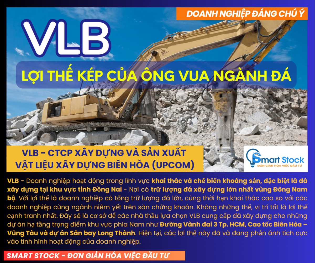 VLB - Lợi thế kép của "ông vua" ngành đá