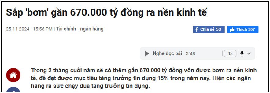 Thanh khoản mất hút, chọn cổ gửi tiền