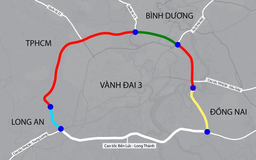 Dự án Vành đai 3 - Điểm mấu chốt BẤT ĐỘNG SẢN giai đoạn 2023-2026