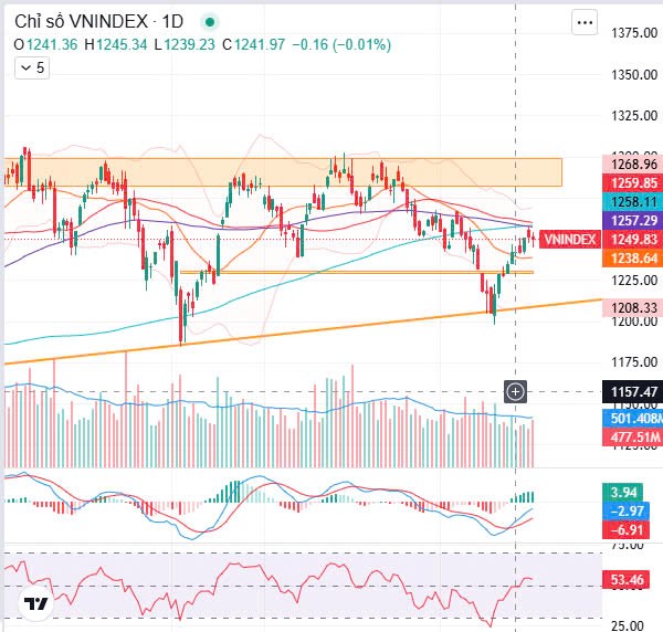 Tổng kết nhanh Vnindex 03/12/2024: Chững lại đà hồi, cổ ngách lên ngôi