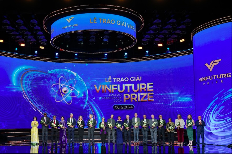 Giải thưởng Vinfuture 2024 vinh danh 4 công trình khoa học "Bứt phá kiên cường"