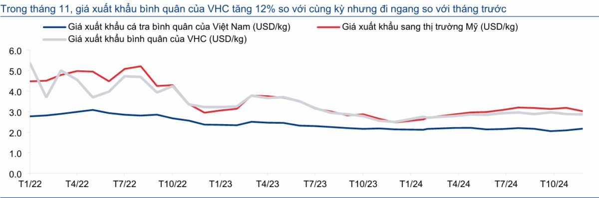 Vĩnh Hoàn vươn sóng: Thị trường Mỹ kéo doanh thu VHC tăng trưởng tháng 11"