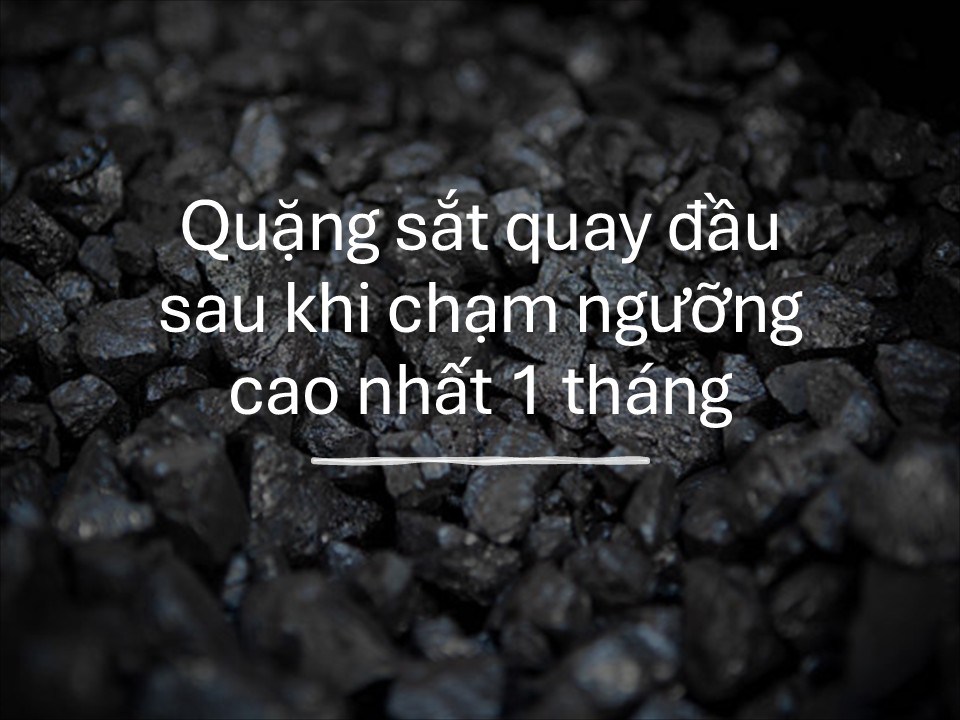 👉 Quặng sắt phiên hôm qua chứng kiến mức giảm hơn 2% sau khi tiếp cận lại mức giá 106 USD/tấn. Hôm  ...