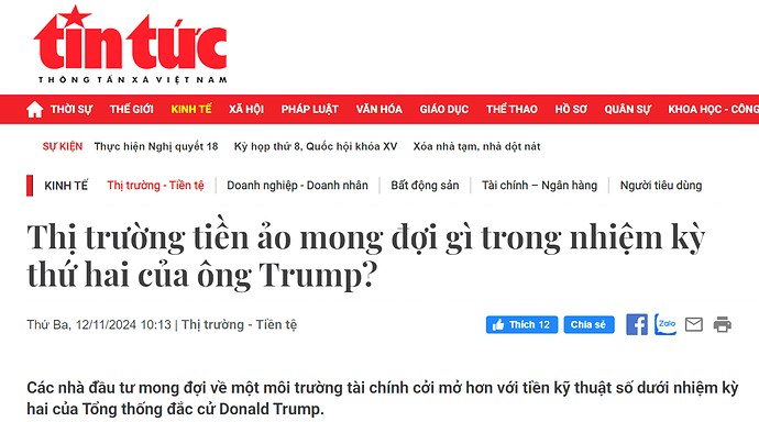 Bitcoin liệu tiếp tục tăng khi có sự hỗ trợ dưới thời Trump?