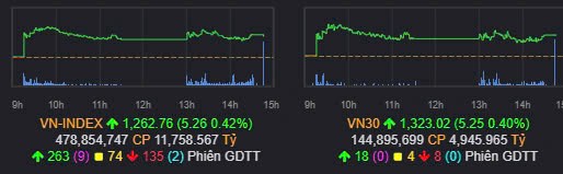 Tổng kết VN-Index 23/12/2024: lấy lại nền giá, dòng tiền luân phiên