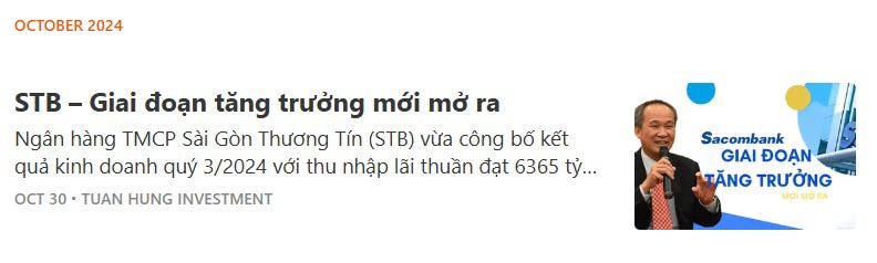 STB - Cổ phiếu xứng đáng đầu tư nhất 2025