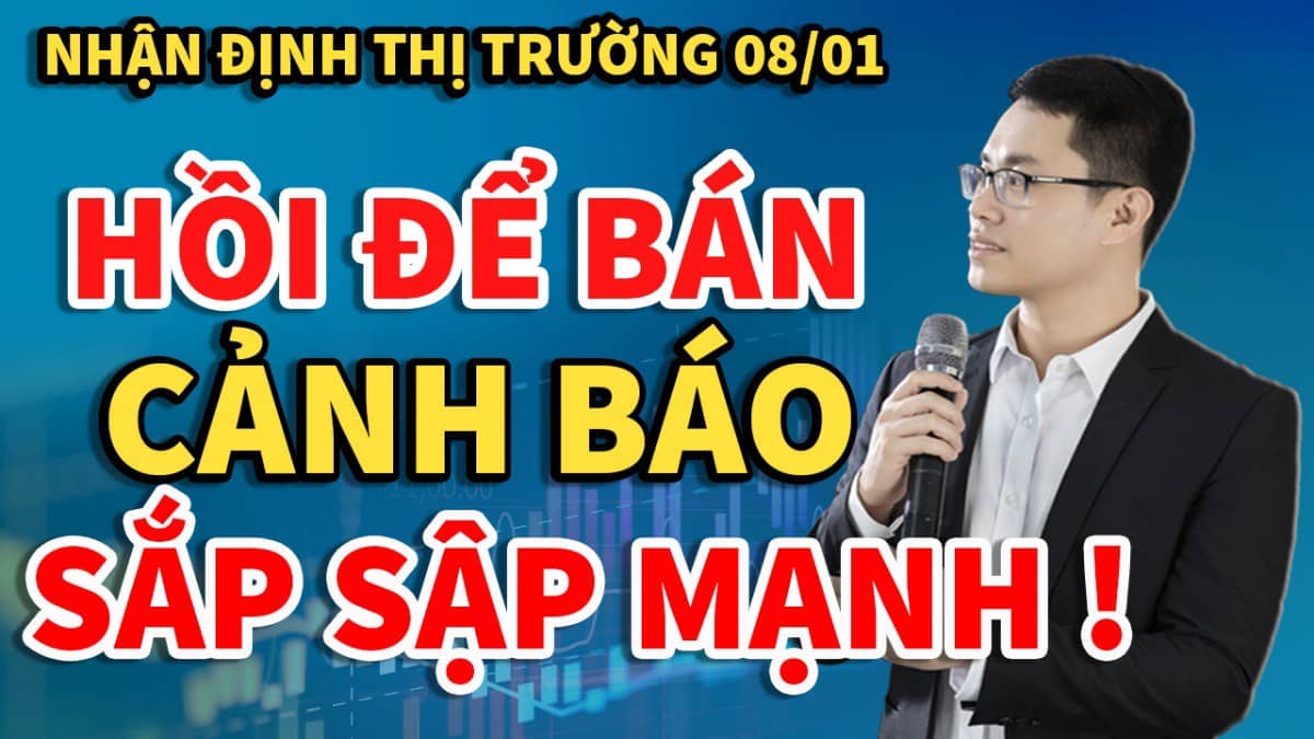 Nhận định thị trường chứng khoán hôm nay 8/1: Cảnh báo sập mạnh thời gian tới. Hồi để bán hết. https://www.youtube.com/watch?v=F9PrAwt-zvk.  ...