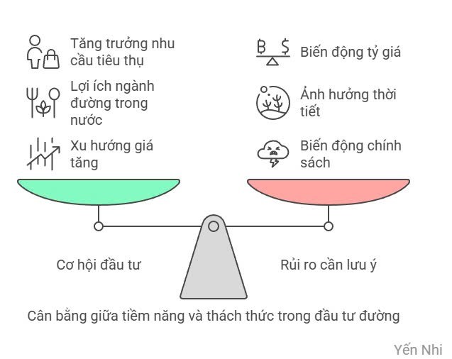 Thị trường đường 2025 – Xu hướng giá cả và cơ hội đầu tư