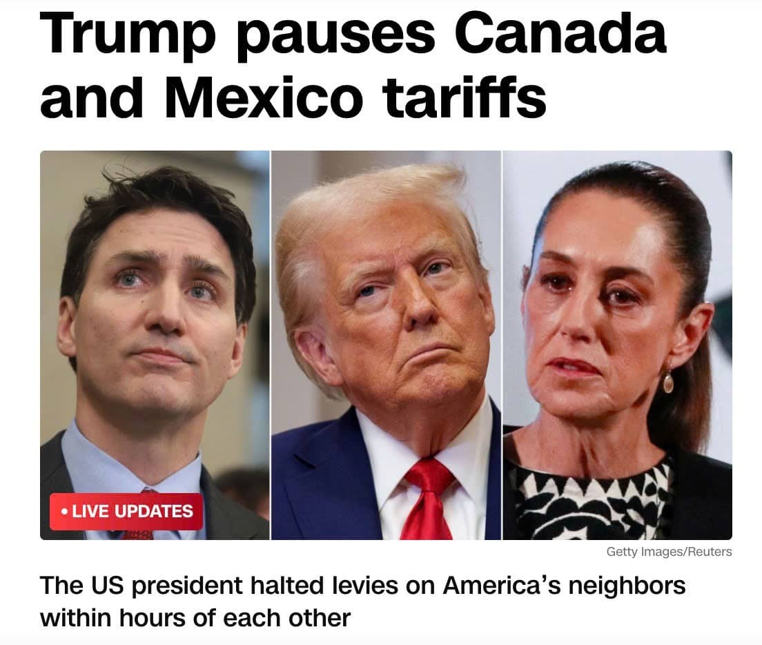 Hoãn thuế quan Mỹ - Canada - Mexico: Bước lùi tạm thời hay chiến thuật dài hạn?