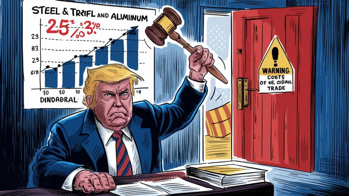 Trump Tăng Thuế Quan 25% Trên Thép và Nhôm: Liệu Cánh Cửa Thương Mại Có Bị Khóa?