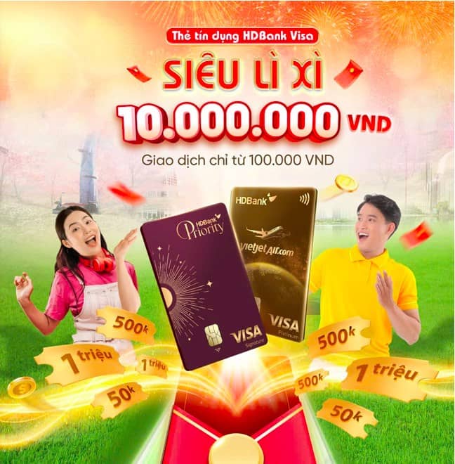 Rực rỡ đón Xuân Ất Tỵ cùng HDBank: Nhận ưu đãi thẻ, chi tiêu vui vẻ. Xuân Ất Tỵ 2025 đang đến gần, mang  ...