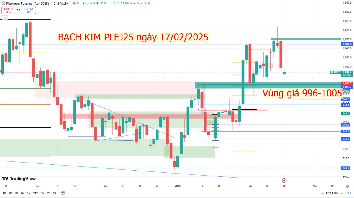 BẠCH KIM PLEJ24 ngày 17/02/2025: LẠM PHÁT NÓNG LÀM RUNG CHUYỂN BẠCH KIM – GÓC NHÌN VÀ CHIẾN LƯỢC GIAO  ...