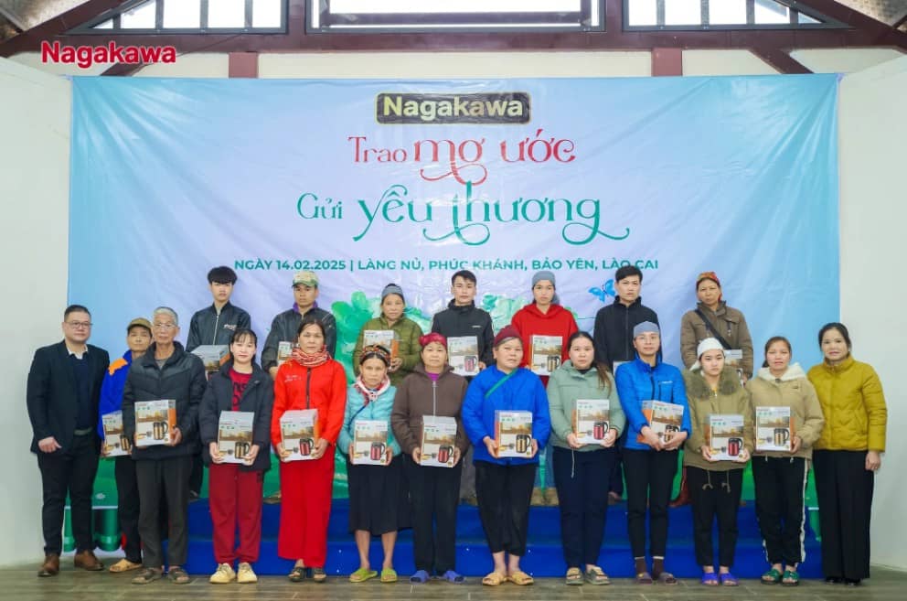Nagakawa "Trao mơ ước, gửi yêu thương" đến làng Nủ, Lào Cai