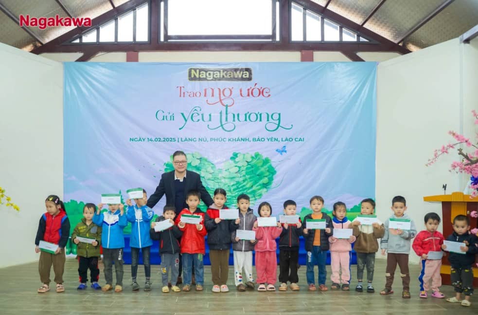 Nagakawa "Trao mơ ước, gửi yêu thương" đến làng Nủ, Lào Cai