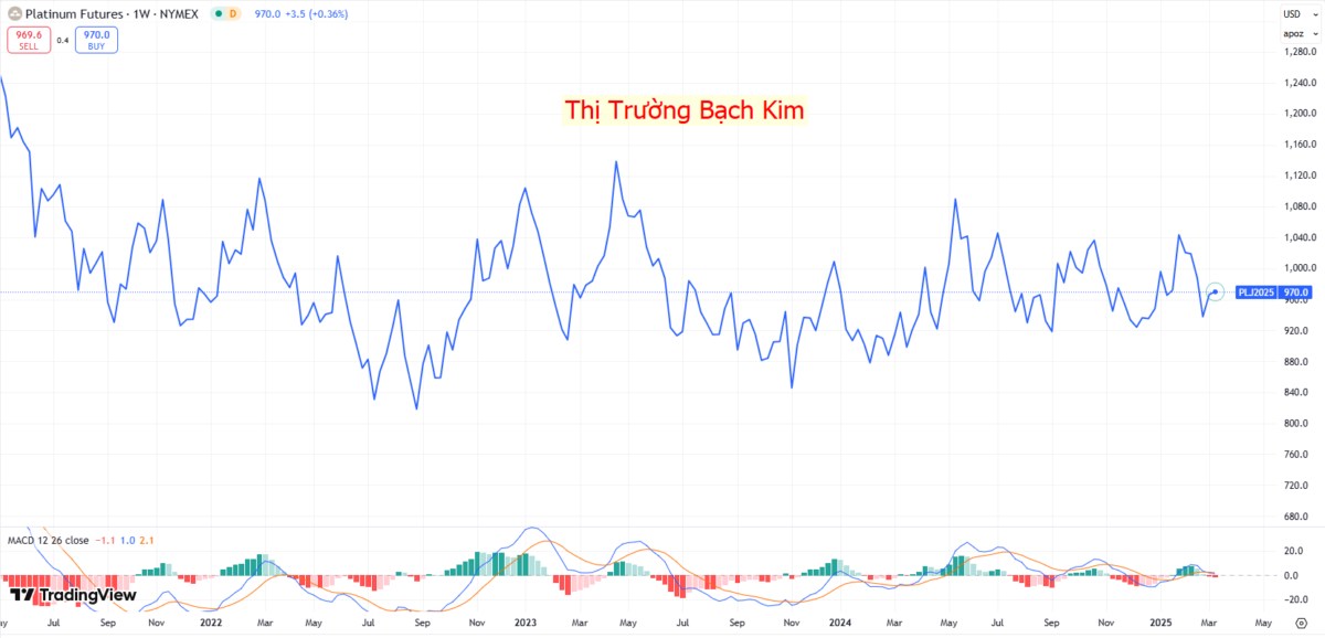 Thâm hụt bạch kim toàn cầu: Xu hướng cung cầu và tác động thị trường!