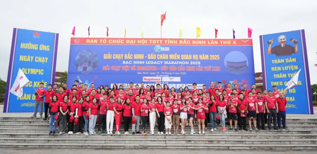 Hơn 5.000 người tham gia giải chạy Nagakawa Cúp Báo Bắc Ninh 2025