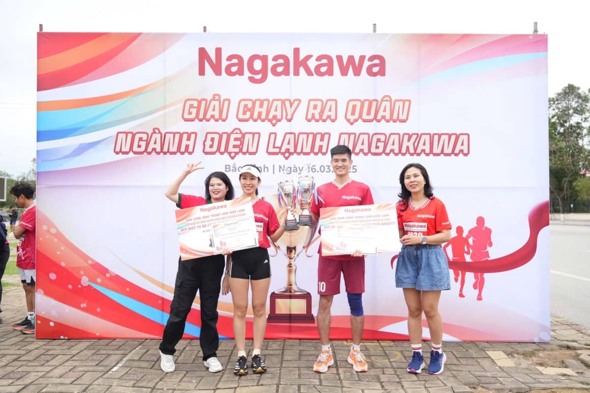 Tưng bừng khí thế trong giải chạy ra quân ngành Điện lạnh Nagakawa