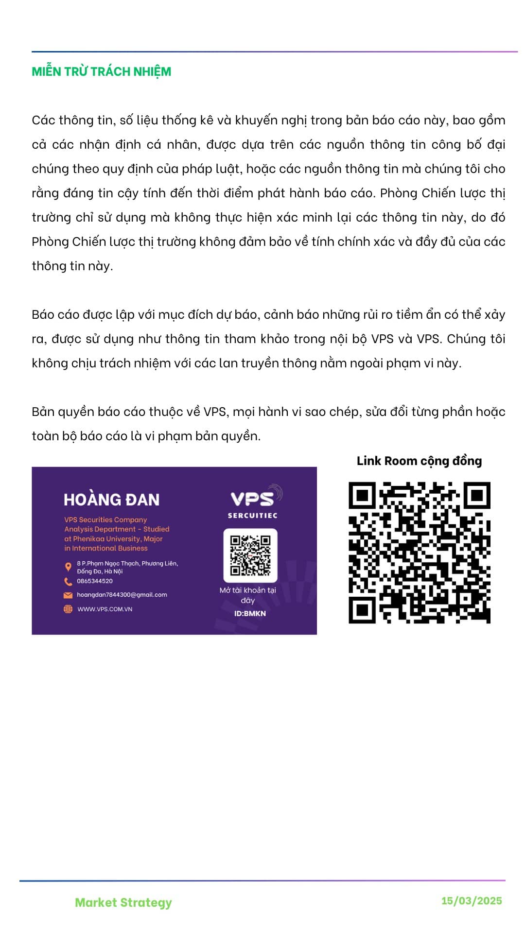 Nhận Định Thị Trường Mới Nhất Ngày 17/03/2025.  ...