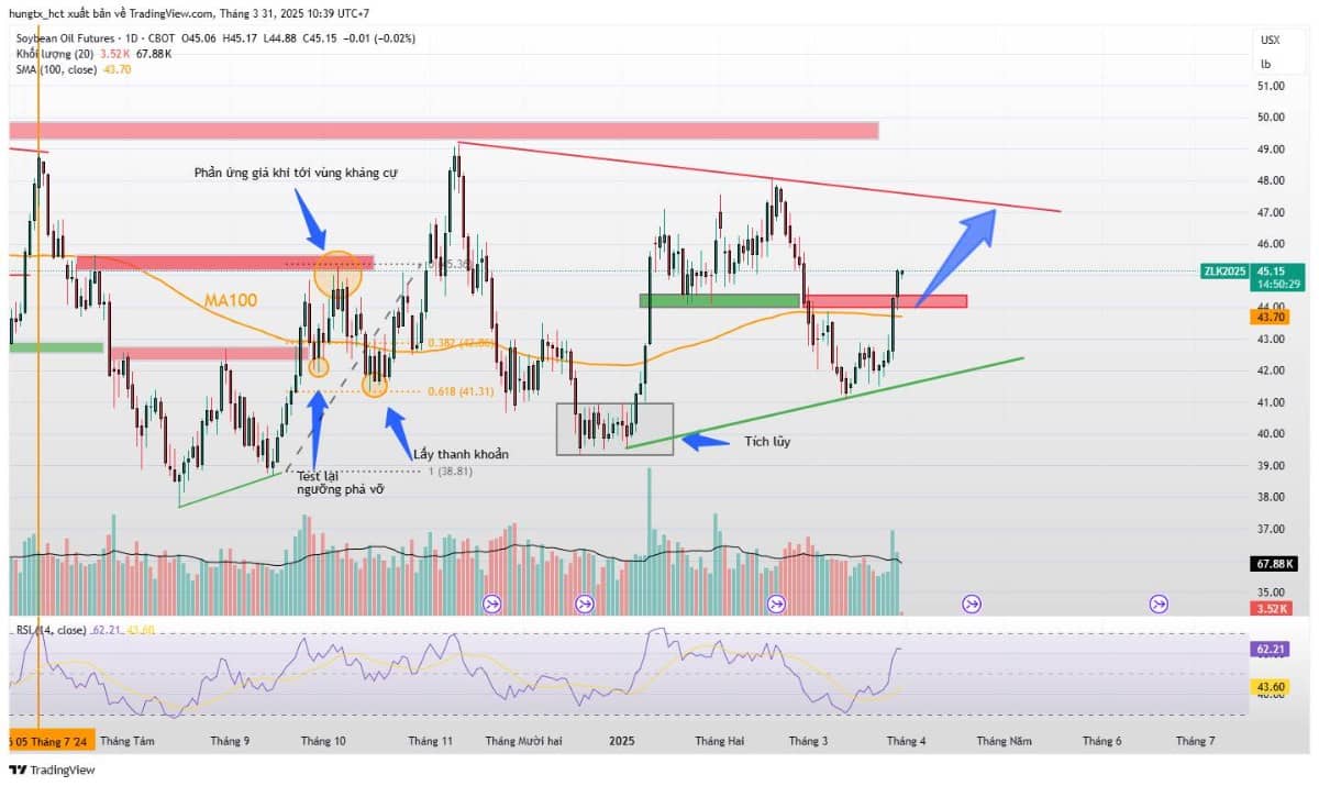 Cơ hội đầu tư với sản phẩm dầu đậu tương nhờ vào chính sách thuế quan