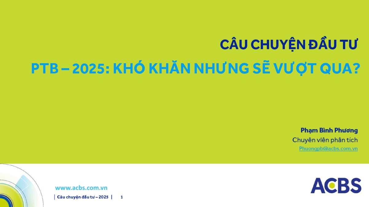PTB: Khuyến nghị MUA với giá mục tiêu 59,900 đồng/cổ phiếu