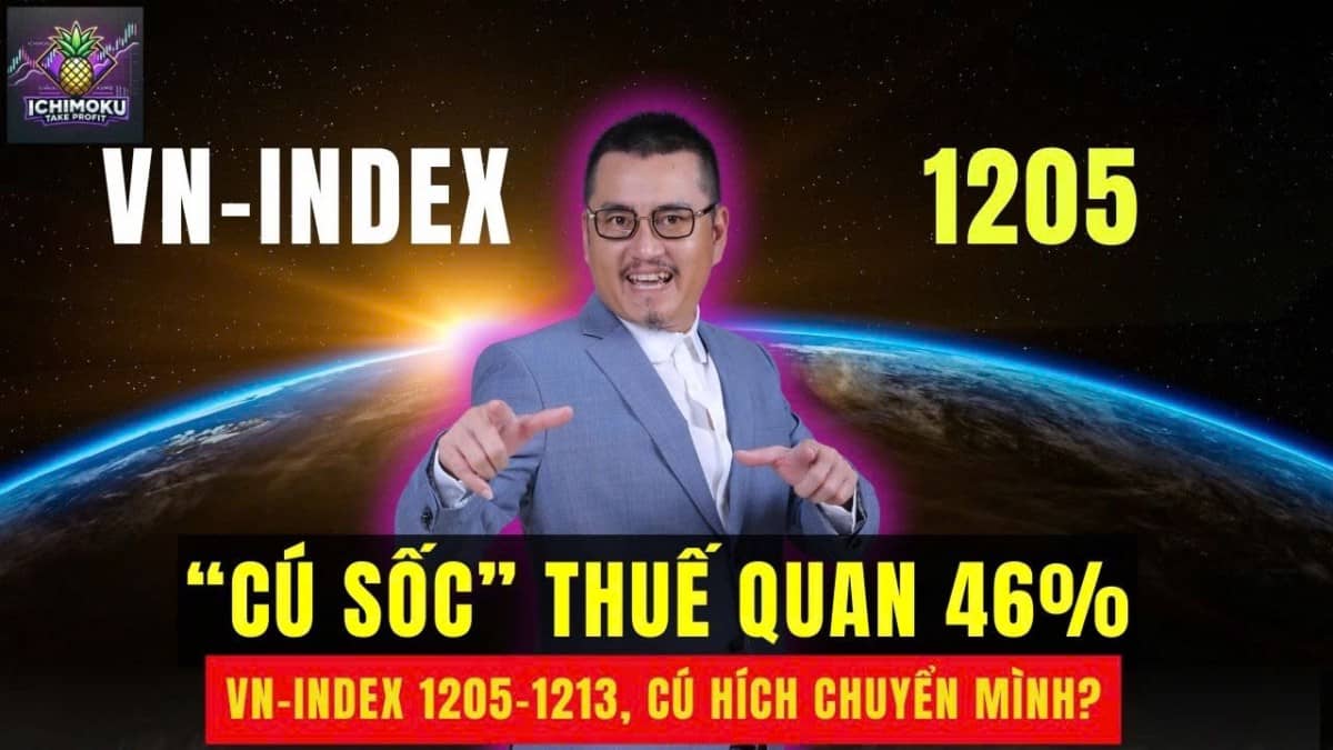 Chứng khoán hôm nay: Sốc thuế quan 46%, VN-Index chạm 1205 – Đã đến lúc bắt đáy?
