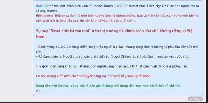 Thông tin mới nhất toàn cầu 12h trưa 9/4/2025: Cơ hội ngàn năm có một