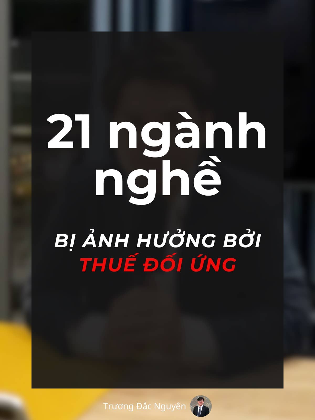 Vấn đề không phải là "Trade", mà là "War"