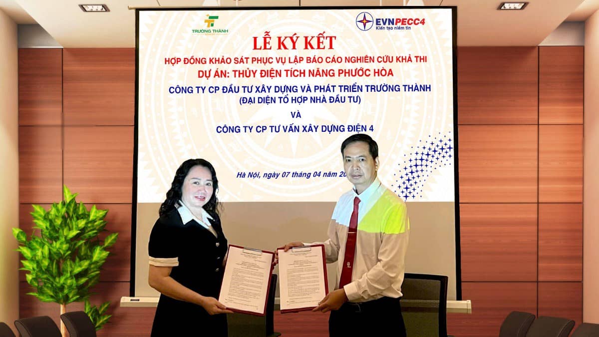 TTA tham gia dự án thủy điện tích năng lớn thứ hai Việt Nam