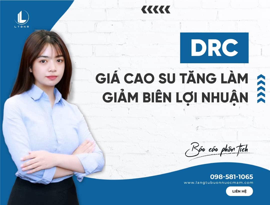 DRC – Giá cao su tăng làm ảnh hưởng tới biên lãi