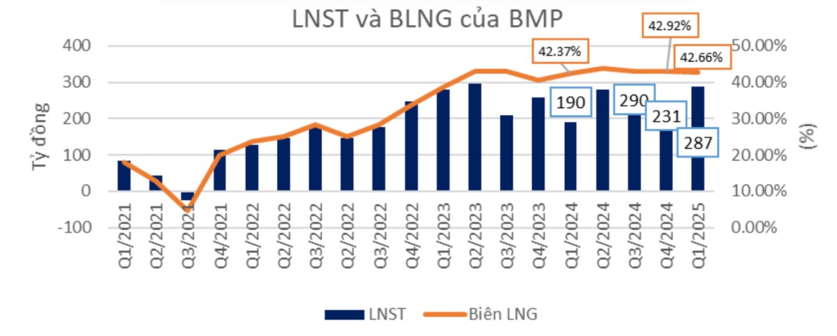 Cập nhật thông tin về KQKD quý 1 và kế hoạch 2025 của BMP