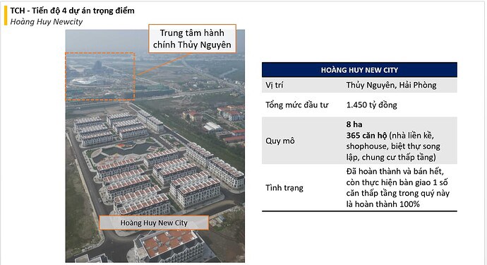 TCH - Tiến độ 4 đại dự án